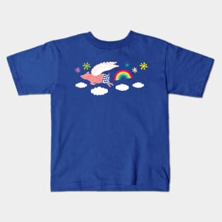 When Pigs Fly Kids T-Shirt